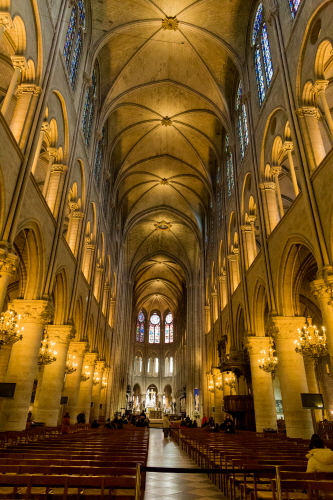 노트르담 대성당 (Cathédrale Notre-Dame de Paris) - 내부