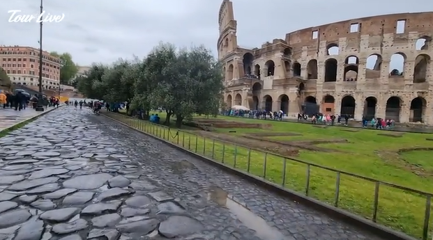 (이동하면서 들어주세요) 콜로세움 입구로 가는 길