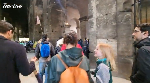 (이동영상) 콜로세움 입장 후 1번 가는 길